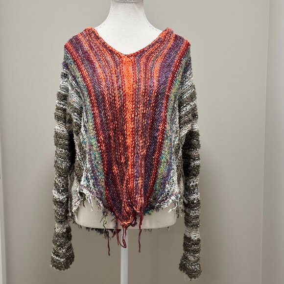 Woman's | Free People | Pancho | Hoodie - Picture 1 of 2